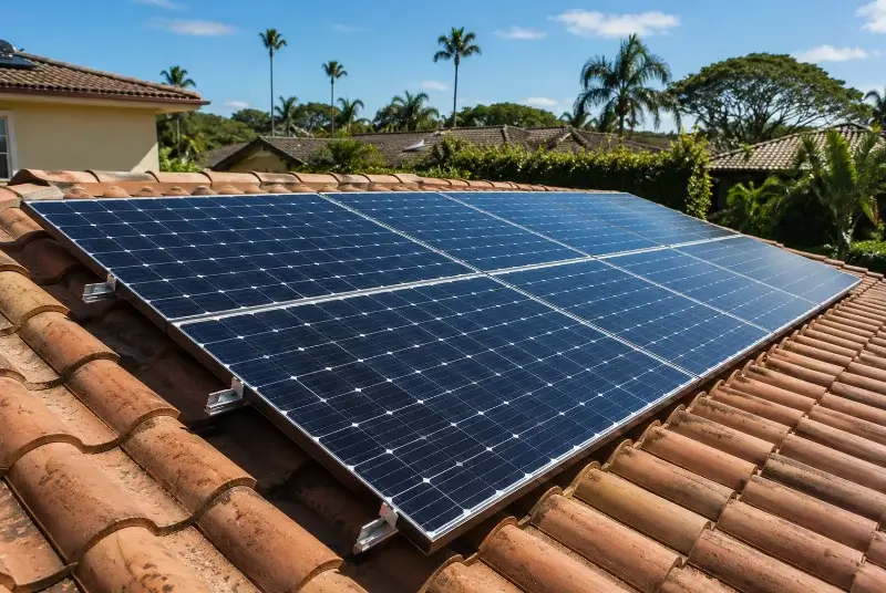 Installation de panneaux solaires à Saint-Philbert-du-Peuple